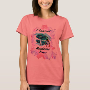 Camiseta Eu sobrevivi ao furacão Irma