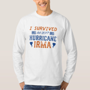 Camiseta Eu Sobrevivi ao Furacão Irma