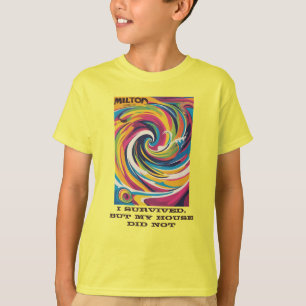 Camiseta Eu sobrevivi ao furacão Milton 9 de outubro de 202