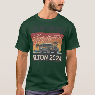 Camiseta Eu Sobrevivi ao furacão Milton, Flórida, outubro d