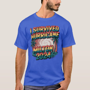 Camiseta Eu Sobrevivi Ao Furacão Milton outubro de 2024