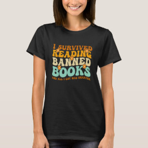 Camiseta Eu Sobrevivi Ao Ler Livros Banidos Em Livraria