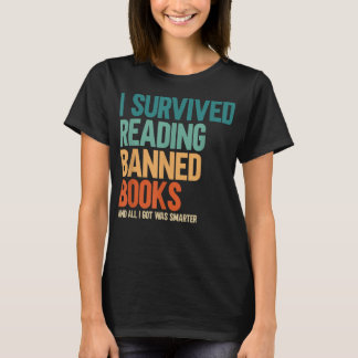 Camiseta Eu Sobrevivi Ao Ler Livros Banidos Em Livraria