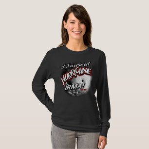 Camiseta Eu sobrevivi ao t-shirt das mulheres de Irma do