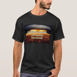 CAMISETA EU SOBREVIVI AO T-SHIRT DOS HOMENS WW3 NUCLEARES