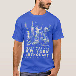 Camiseta Eu Sobrevivi Ao Terremoto De Nova York