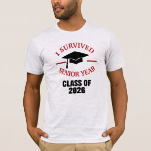 Camiseta Eu sobrevivi ao último ano da turma de 2026 format