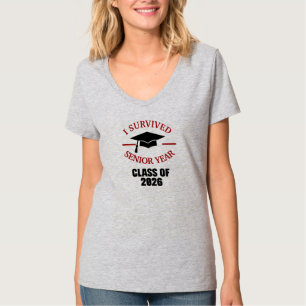 Camiseta Eu sobrevivi ao último ano da turma de 2026 format