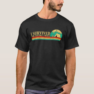 Camiseta Eu Sobrevivi Aos 60 Anos 60, Duas Vezes Acampament