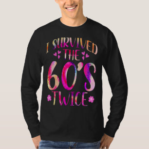 Camiseta Eu Sobrevivi aos 60 e 60, 70, 70 anos