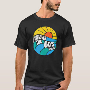 Camiseta Eu Sobrevivi aos 60 e 60, 70, 70 anos