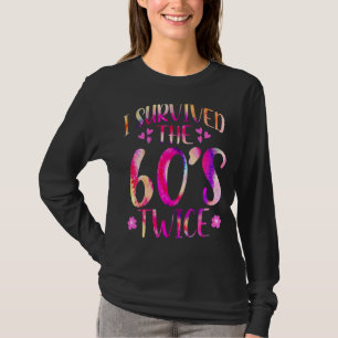 Camiseta Eu Sobrevivi aos 60 e 60, 70, 70 anos