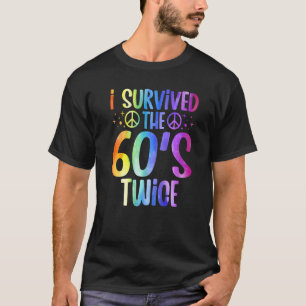 Camiseta Eu Sobrevivi aos 60 e 60, 70, 70 anos