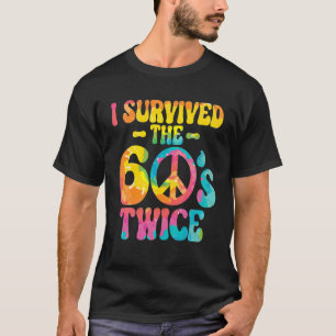 Camiseta Eu Sobrevivi aos 60 e 60, 70, 70 anos