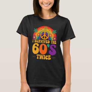 Camiseta Eu Sobrevivi aos 60 e 60, 70, 70 anos
