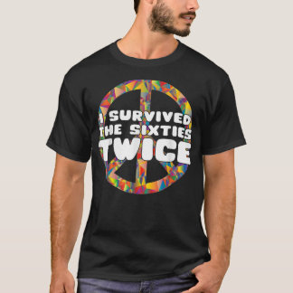 Camiseta Eu Sobrevivi aos 60 e 60 anos Clássicos de Present