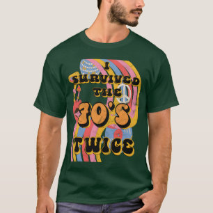Camiseta Eu Sobrevivi aos 70S Anos Setenta e Oito Oitenta 8