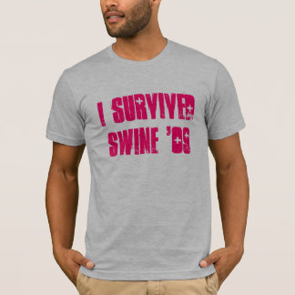 Camiseta Eu sobrevivi aos suínos '09