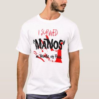 Camiseta Eu sobrevivi às mãos do destino