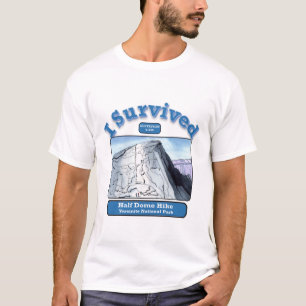 Camiseta Eu Sobrevivi Halfdome Hike, Yosemite