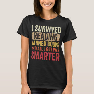 Camiseta Eu Sobrevivi Lendo Livros Banidos Livros Livres