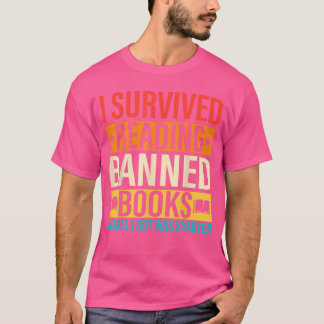 Camiseta Eu Sobrevivi Lendo Livros Proibidos Amantes Livros