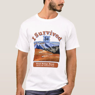 Camiseta Eu Sobrevivi Trail Ridge Road, Colorado
