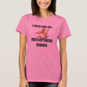 Camiseta Eu sofro das senhoras T de OCD