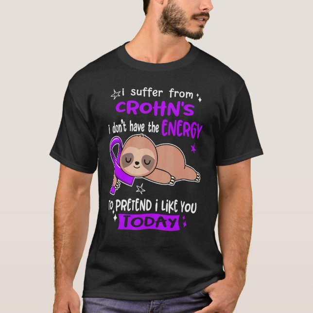 Camiseta Eu Sofro De Crohn Para Fingir Que Gosto De Você Ho (Frente)