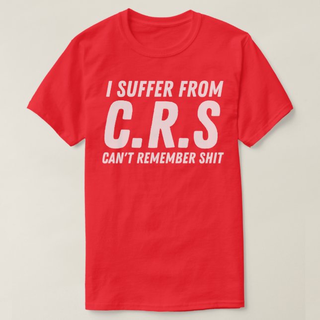 Camiseta Eu Sofro De Crs 4 (Frente do Design)