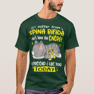 Camiseta Eu Sofro De Spina Bifida Eu Não Tenho Energia