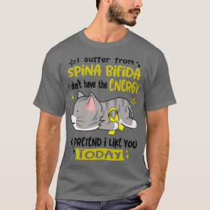 Camiseta Eu Sofro De Spina Bifida Eu Não Tenho Energia
