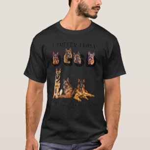 Camiseta Eu Sofro de TOGS Transtorno Obsessivo Pastor Alemã