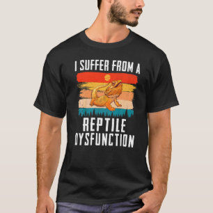 Camiseta Eu Sofro De Um Dragão Carbuçado De Disfunção Répti