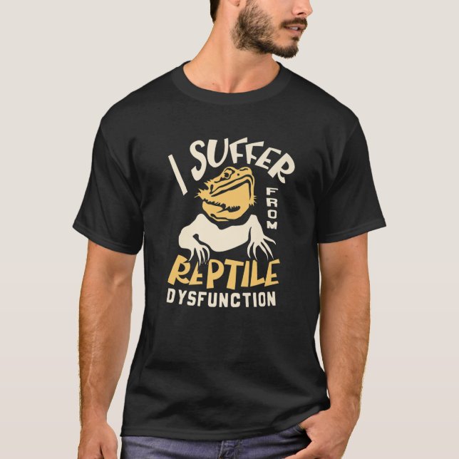Camiseta Eu Sofro De Um Dragão Carbuçado De Disfunção Répti (Frente)