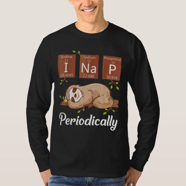 Camiseta Eu Sonho Periodicamente Com Química Engraçada Lpre (Frente)