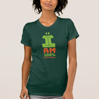 Camiseta Eu sou 100% reciclável