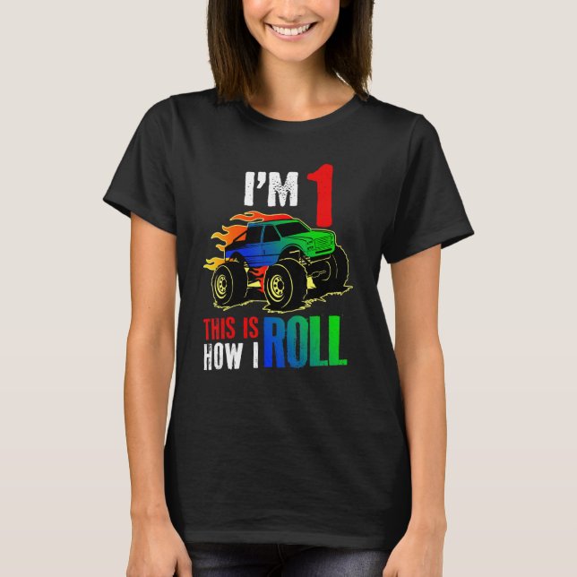 Camiseta Eu sou 1 É assim que eu monstro o carro 1rua (Frente)