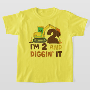 Camiseta Eu sou 2 e digitalizo Festa de aniversário