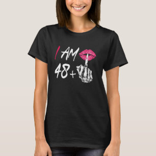 Camiseta Eu Sou 48 Mais 1 Dedo Médio Para Um Quarenta E 9º