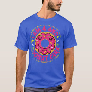 Camiseta Eu Sou 4 e Rosquinha Care Feliz 4º Aniversário