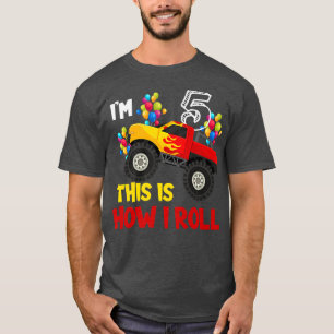 Camiseta Eu sou 5, é assim que eu faço o 5 do Monstro