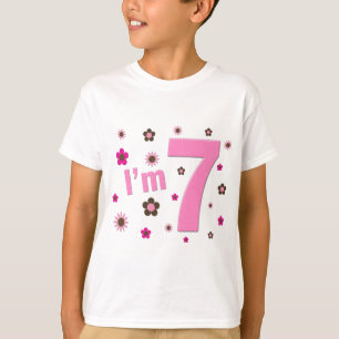 Camiseta Eu sou 7 flores do rosa e do Brown