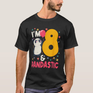 Camiseta Eu Sou 8 Pandástico Panda Py Celebração 8