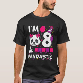 Camiseta Eu Sou 8 Pandástico Py 8ª Celebração De Dia