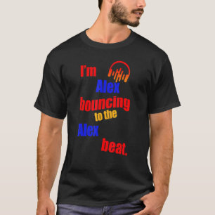 Camiseta Eu sou a Alex a ligar ao Alex