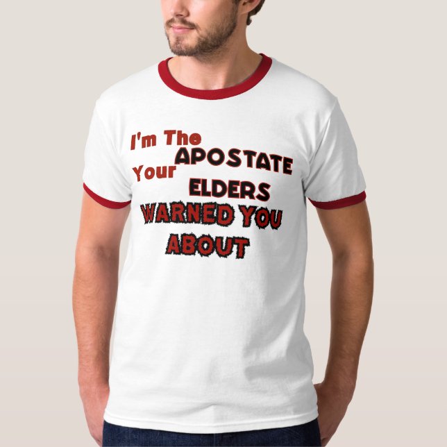 Camiseta Eu sou a apostata que suas pessoas idosas o (Frente)