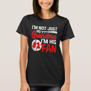 Camiseta Eu sou a avó dele Beball Fan Sport Madre Day