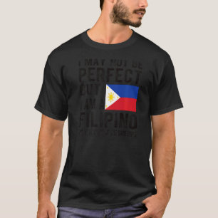 Camiseta Eu sou a bandeira filipina Filipinas Raízes filipi
