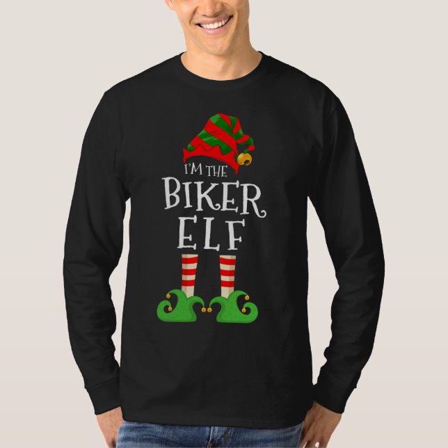 Camiseta Eu sou a Beardy Elf, que combina com a Pajam de Na (Frente)